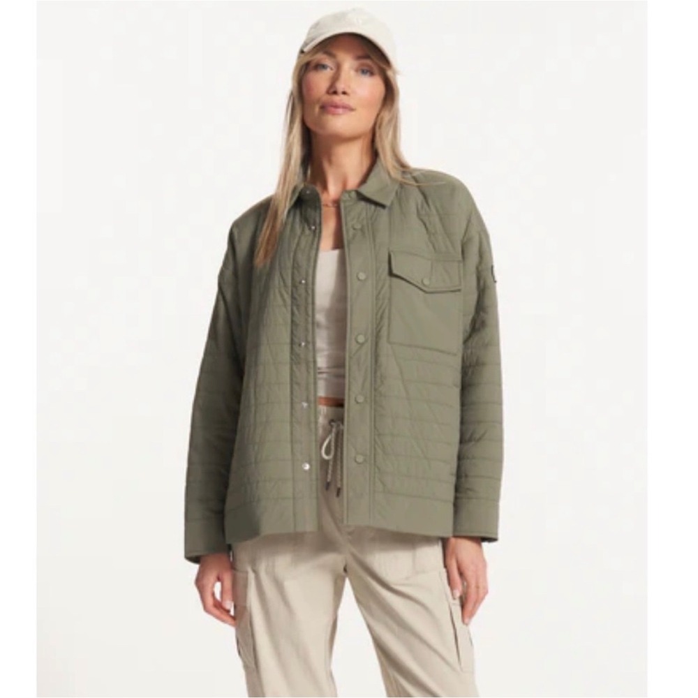 NWT Vuori Canyon Insulated Shirt Jacket XS/S Pistachio Green gorpcore outdoor